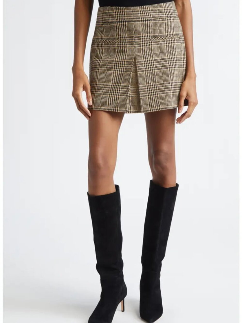 NWT Veroncia Bearch Pavaline Houndstooth Check Miniskirt Skirt 10 $428